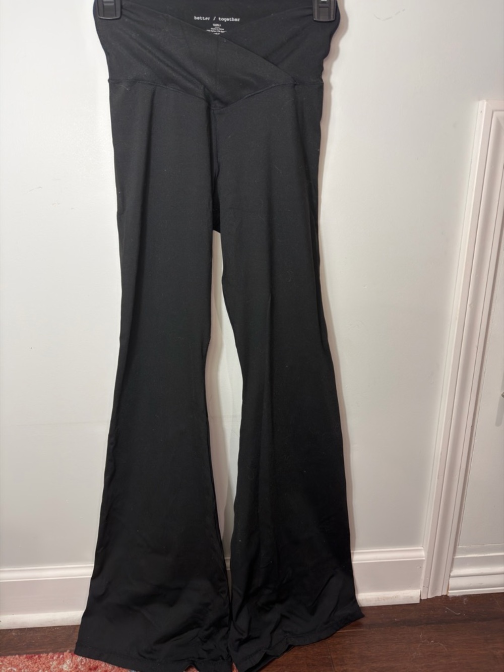 Black Flare Yoga Pants Women Small High Waist Bootcut Leggings Athleisure